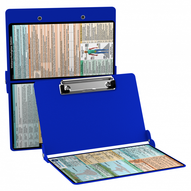 WhiteCoat Clipboard® - Blue Wildland Firefighter Edition